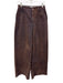 Fabrique Size S Brown & Blue Cotton & Viscose Denim Coated Wide Leg Jeans Brown & Blue / S