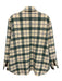 Isabel Marant Etoile Size 36 Cream, Green & Blue Print Wool Plaid Check Jacket Cream, Green & Blue Print / 36
