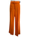 Veronica Beard Size 4 Orange Polyester Front Pleat Scrunch Sleeve Pant Set Orange / 4