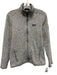 Patagonia Size S Grey Polyester Heathered Long Sleeve Fleece Zip front Jacket Grey / S