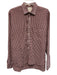 Billy Reid Size L Red & White Cotton Plaid Button up Men's Long Sleeve Shirt Red & White / L