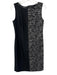 Lafayette 148 Size 4 Black & White Cotton Blend Sleeveless Back Zip Dress Black & White / 4