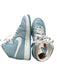 Nike Shoe Size 10 Baby Blue & White Canvas Lace Up Ankle High Logo Sneakers Baby Blue & White / 10