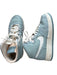 Nike Shoe Size 10 Baby Blue & White Canvas Lace Up Ankle High Logo Sneakers Baby Blue & White / 10