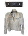 12th Tribe Size S Ivory Polyester Chunky Knit V Neck Long Sleeve Sweater Ivory / S