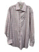 Thomas Pink Size 17 Pink & Multi Cotton Plaid Button up Men's Long Sleeve Shirt Pink & Multi / 17