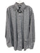 Zanella Made in Italy Size XL Blue & Tan Cotton Plaid Men's Long Sleeve Shirt Blue & Tan / XL