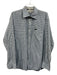 Facconable Size XL Blue & White Cotton Gingham Button Down Long Sleeve Shirt Blue & White / XL