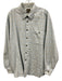 Scott Barber Size XL Light Blue & Beige Cotton Plaid Button Up Long Sleeve Shirt Light Blue & Beige / XL
