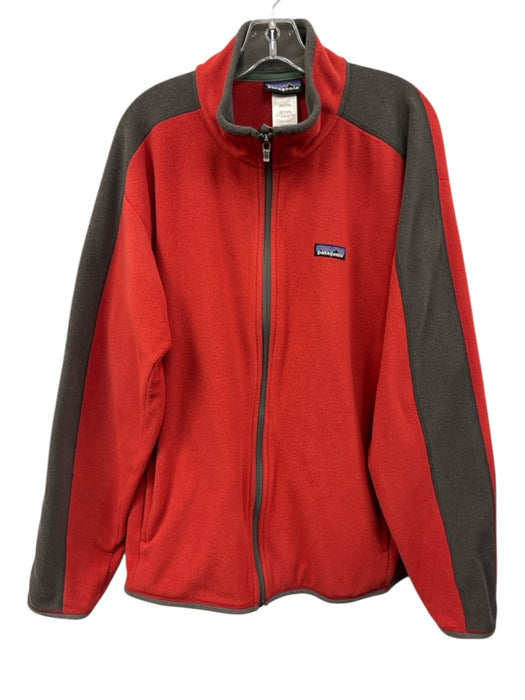 Patagonia Size XL Red Synthetic fleece Zip UP Men's Jacket Red / XL