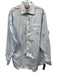 Thomas Pink Size 17 Light blue Cotton Solid Button Up Men's Long Sleeve Shirt Light blue / 17