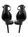 Saint Laurent Shoe Size 38 Black Leather Upper Patent Ankle Buckle Sandals Black / 38