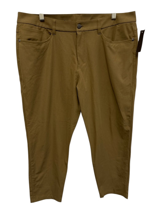 Lululemon Size 36 Brown Polyester Blend Solid Athleisure Men's Pants Brown / 36