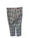 Maeve Size 10 Black & Multi Cotton Blend Plaid Straight Leg Ankle Crop Pants Black & Multi / 10