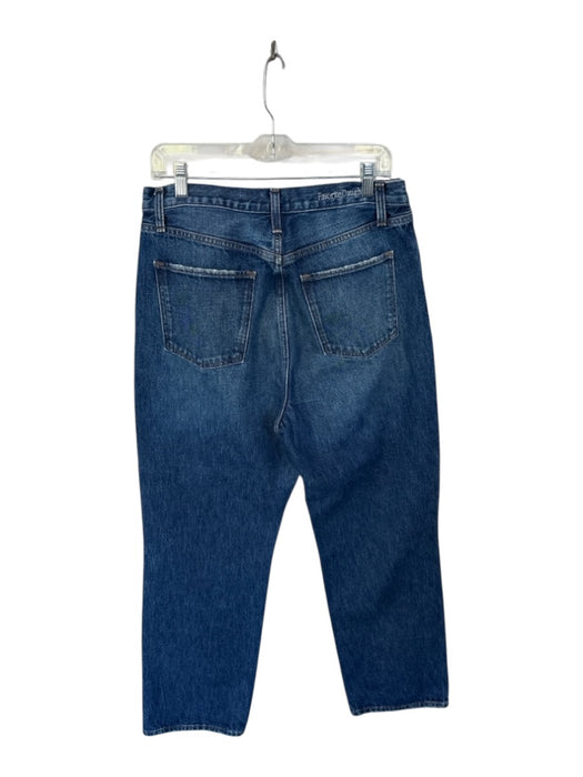 Favorite Daughter Size 31 Dark Wash Cotton High Waist Crop Button Fly Jeans Dark Wash / 31