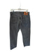 Levis Size 33 Grey Cotton Button Fly Straight Leg Ankle Crop Low Rise Jeans Grey / 33