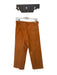 Zara Size 10 Burnt Orange High Waist Raw Hem Zip Fly Wide Leg Jeans Burnt Orange / 10