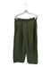 Anthropologie Size M Forest Green Cotton Blend Elastic Waist Drawstring Pants Forest Green / M