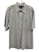 Ralph Lauren Size XL White & Blue Cotton Grid Button Up Button Down Short Sleeve White & Blue / XL