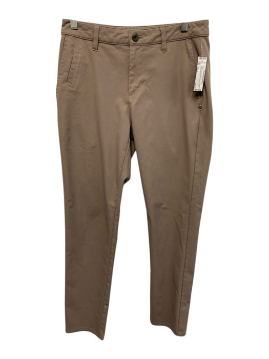 Vuori Size Est S Beige Polyester Blend Solid Athleisure Men's Pants Beige / Est S