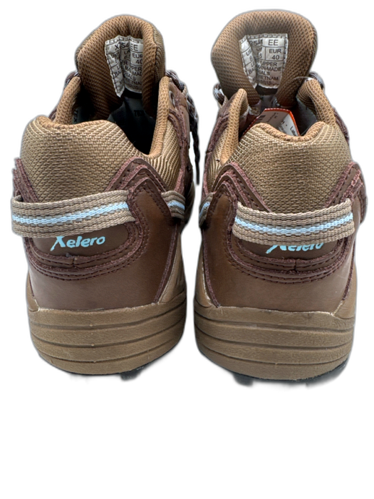 Xelero Shoe Size 8.5 Brown Leather Upper Mid Top Lace Up Hiking Sneakers Brown / 8.5