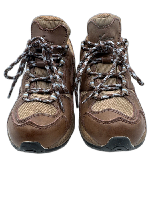 Xelero Shoe Size 8.5 Brown Leather Upper Mid Top Lace Up Hiking Sneakers Brown / 8.5
