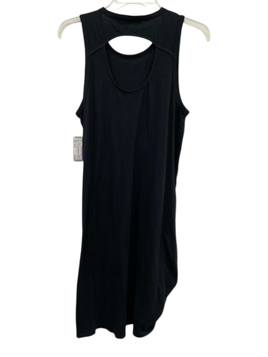 Philanthropy Size Small Black Cotton Sleeveless Racerback Twist Knot Midi Dress Black / Small