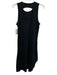 Philanthropy Size Small Black Cotton Sleeveless Racerback Twist Knot Midi Dress Black / Small