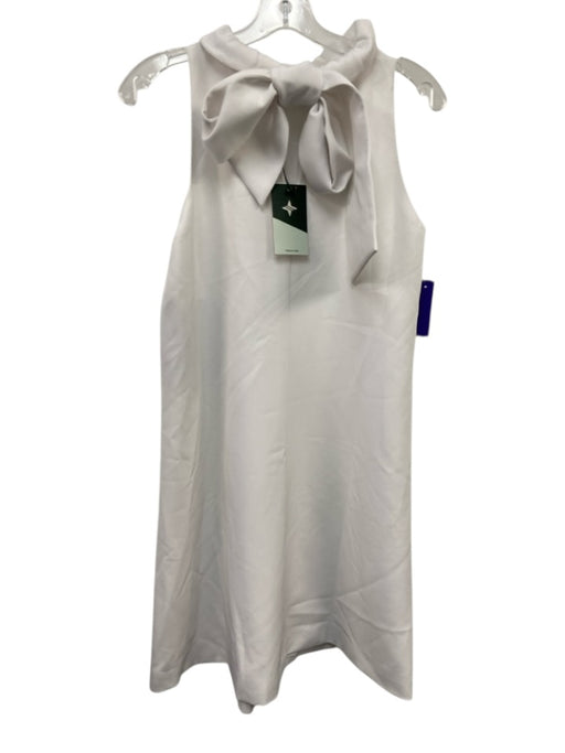 Tuckernuck Size Small White Polyester Blend Sleeveless Ruffle Neckline Dress White / Small