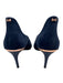 Ted Baker Shoe Size 37.5 Navy Blue Suede leather Pointed Toe Mid Heel Pumps Navy Blue / 37.5