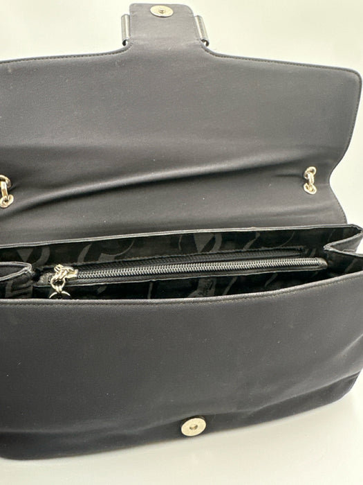 Ferragamo Black Nylon Buckle SHW Shoulder Bag Bag