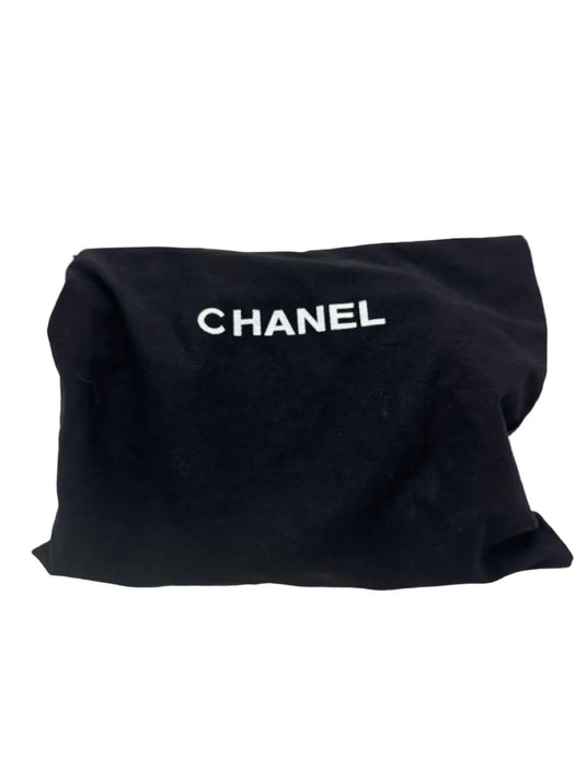 Chanel Black Leather Caviar Gold Chain Crossbody Dustbag Inc. Bag