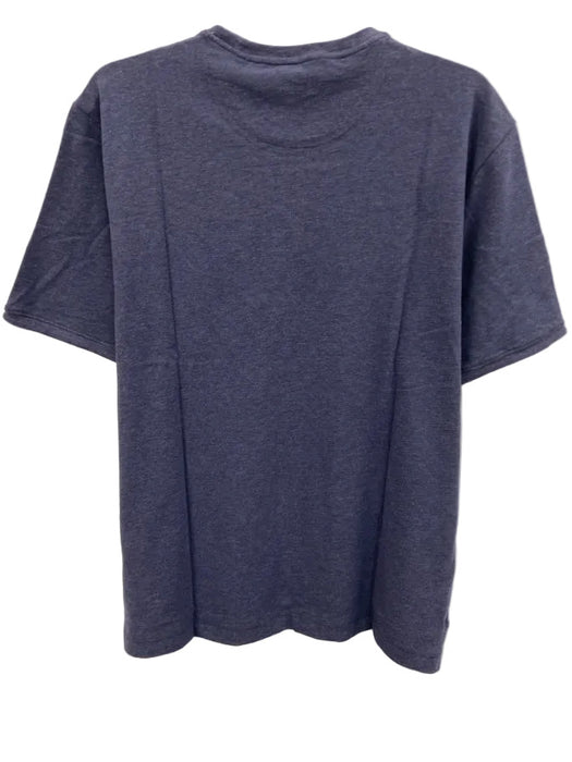 Left Coast Tee NWT Size L Blue Cotton Solid T shirt Crew Men's Short Sleeve