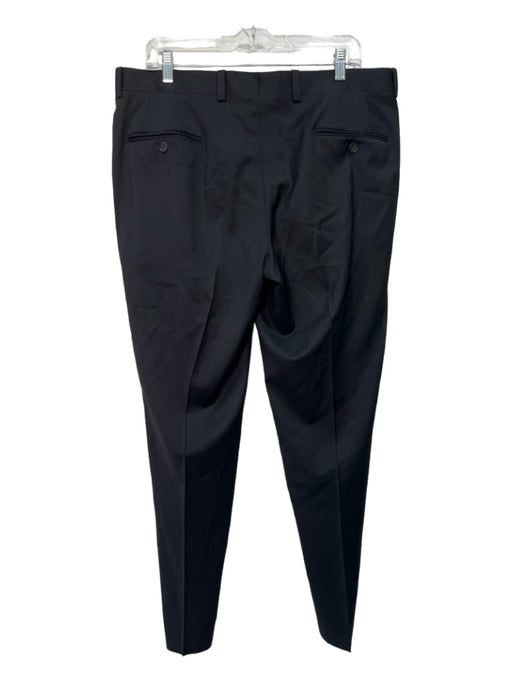 Saks Fifth Ave Size 36 Black Wool Blend Solid Dress Men's Pants 36