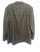 Oxxford Clothes Green & Brown Wool Plaid 3 button Men's Blazer 42R