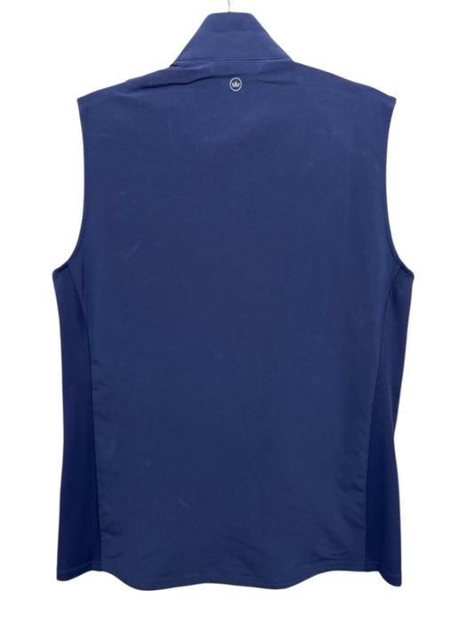 Peter Millar NWT Size M Blue Synthetic Solid Vest Men's Vest Blue / M