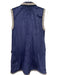 By Anthropologie Size M navy blue & multi Cotton Corduroy Quarter Button Dress navy blue & multi / M