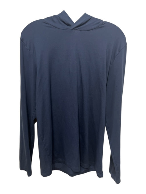 Alo Size S Blue Polyester Long Sleeve Hoodie Sweater Blue / S