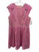 Shoshanna Size 12 Pink & Beige Polyester Cut Outs Embroidered Overlay Dress Pink & Beige / 12