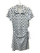 Smith & Quinn Size M White, Blue, Multi Polyester floral print Quarter Zip Dress White, Blue, Multi / M