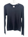 Wilson Size L Black Nylon Long Sleeve Perforated Top Black / L