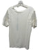 Elie Tahari Size XL Ivory Modal Floral Detail Embroidery Short Sleeve Top Ivory / XL