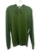 Ladies Only Size L Green Cashmere Knit Logo Detail Long Sleeve Hoodie Sweater Green / L