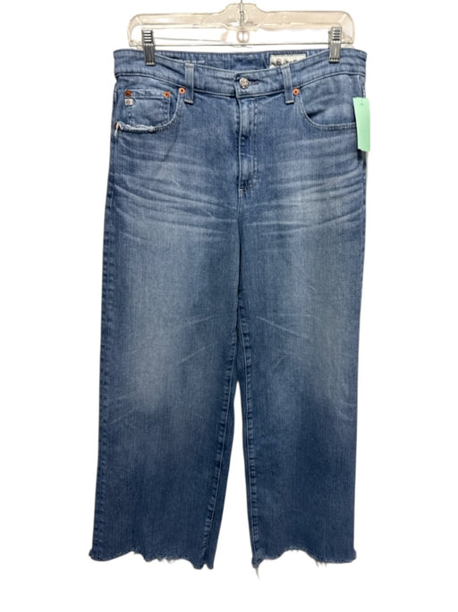 AG Adriano Goldschmied Size 31 Medium Wash Cotton Denim High Rise Zip Fly Jeans Medium Wash / 31