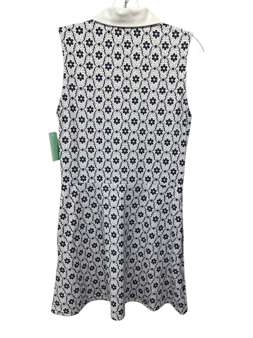 Smith & Quinn Size M White, Purple, Pink Polyester floral print Sleeveless Dress White, Purple, Pink / M