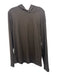 Alo Size S Brown Polyester Long Sleeve Hoodie Sweater Brown / S