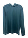Alo Size S Teal Blue Polyester Long Sleeve Hoodie Sweater Teal Blue / S