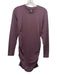 Vuori Size L Purple Polyester Long Sleeve Rouched Sides Dress Purple / L