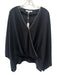 Trina Turk Size XL Black Polyester Crystals Sleeveless V Neck Top Black / XL