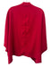 Trina Turk Size XL Red Polyester Sleeveless Wrap Deep V Top Red / XL